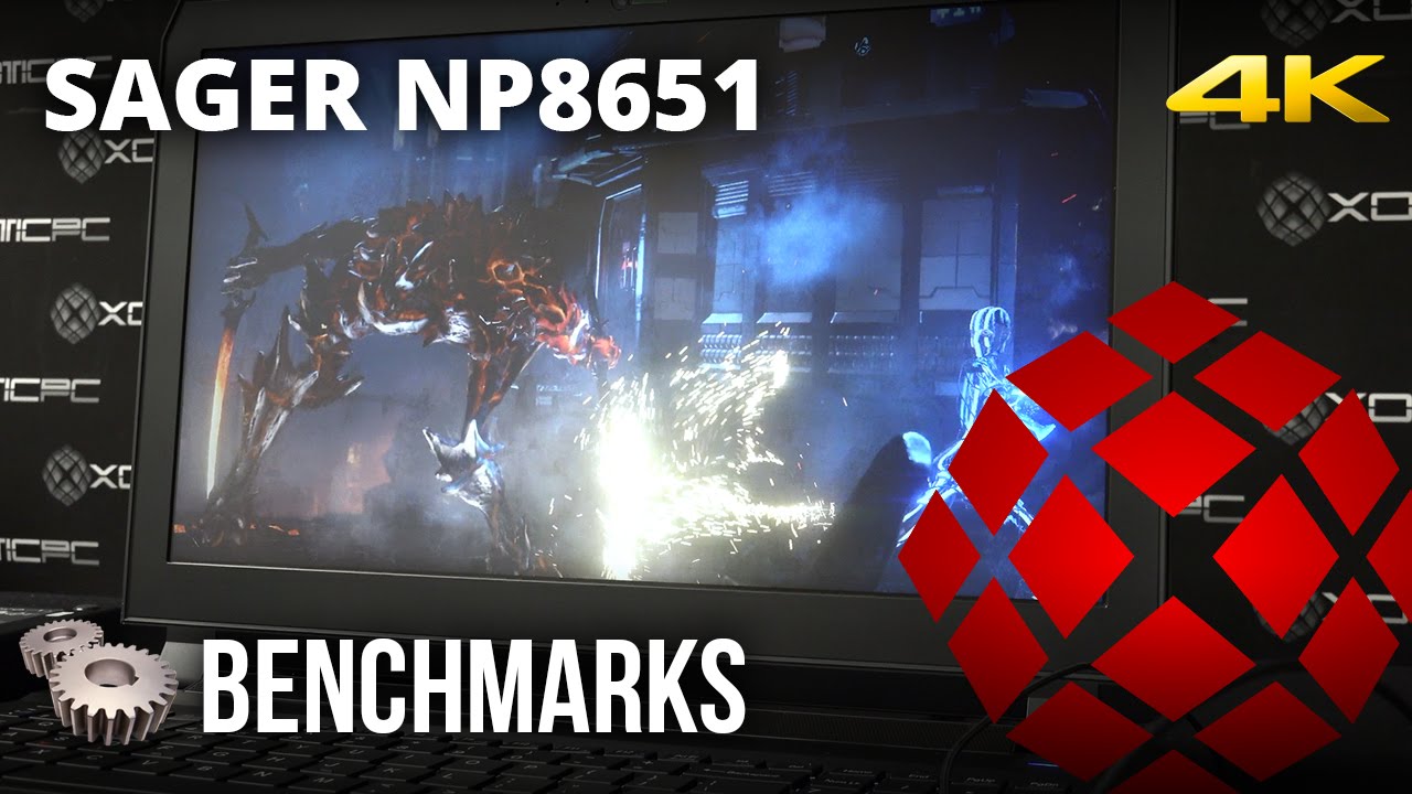 Sager NP8651 (Clevo P650SE) - Benchmarks by XOTIC PC - YouTube