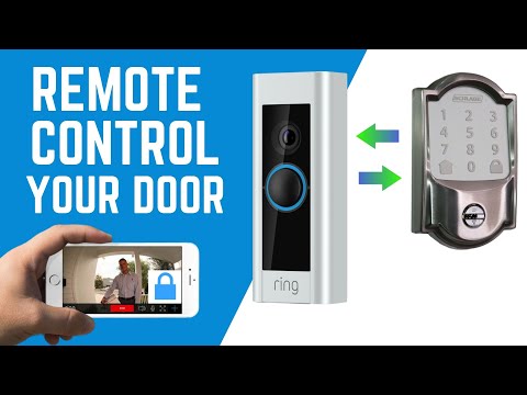 Ring Doorbell & Schlage Encode - Remote Access Your Door From Live Video