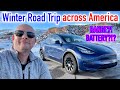 Cold Weather & Winter Road Trip (Battery, Range, Cold, Snow & Ice – Tesla Model Y)