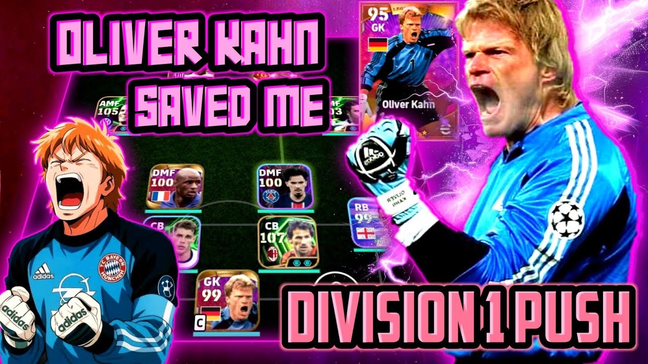 DREAM DIVISION 1 PUSH🔥| OLD ICONIC OLIVER KAHN IS BEAST💥 | BELLI GAMING 