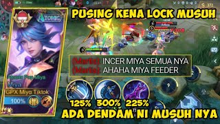 DILOCK MUSUH SAMPAI KENA MENTAL! GUNAKAN BUILD INI DI META SEKARANG! | TOP GLOBAL MIYA - MLBB