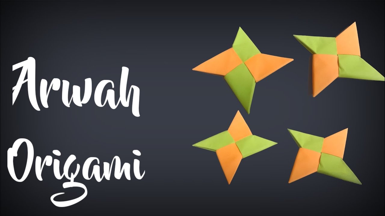 How to Make Simple Origami Shuriken - YouTube