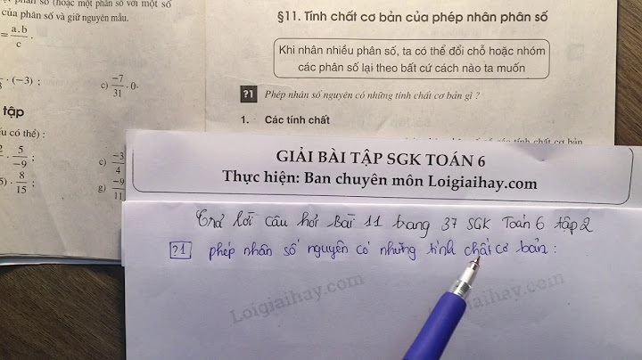 Giải sách toán 6 tập 2 trang 37 bài 11 năm 2024