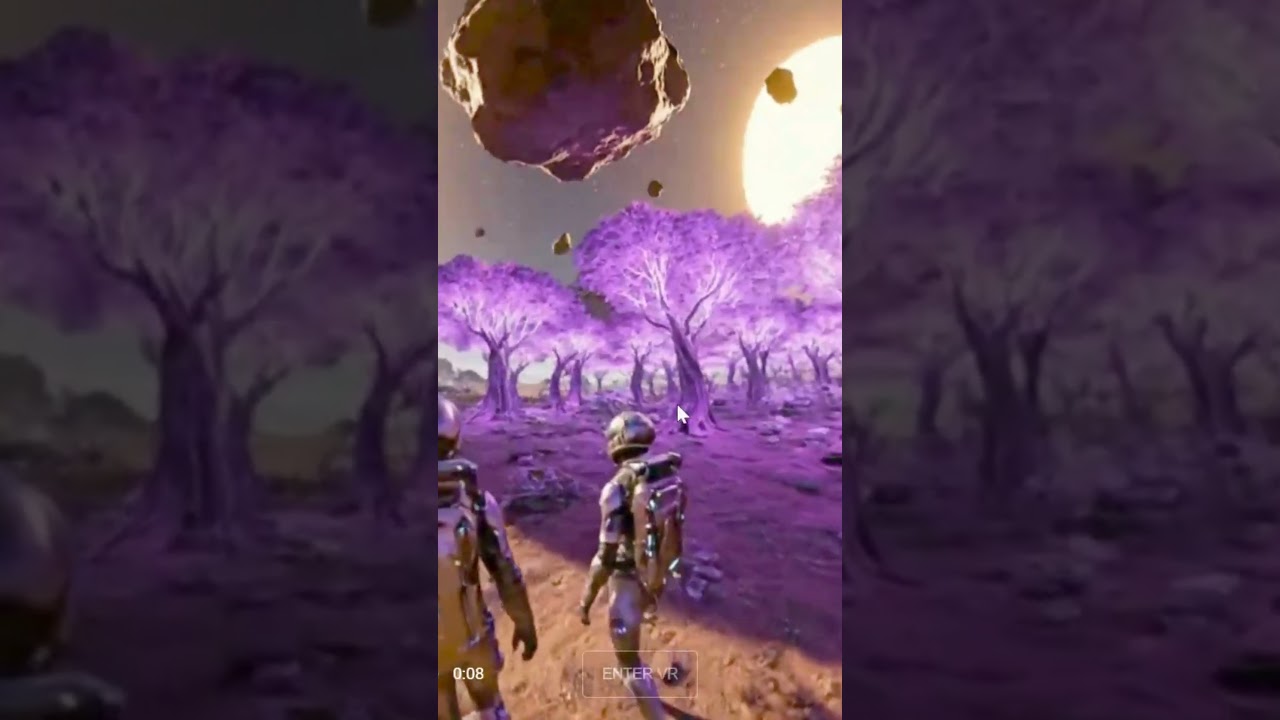 Exploring a Purple Alien World 👽 360° VR Adventure 