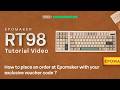 [ How to Use ] Epomaker RT98 | Voucher Code