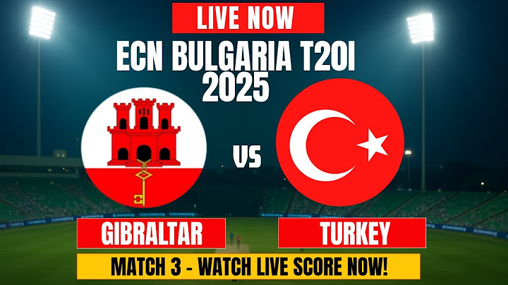 GIB vs TUR Live Match Today, 3rd T20 | Gibraltar vs Turkey LIVE | Hindi Commentary