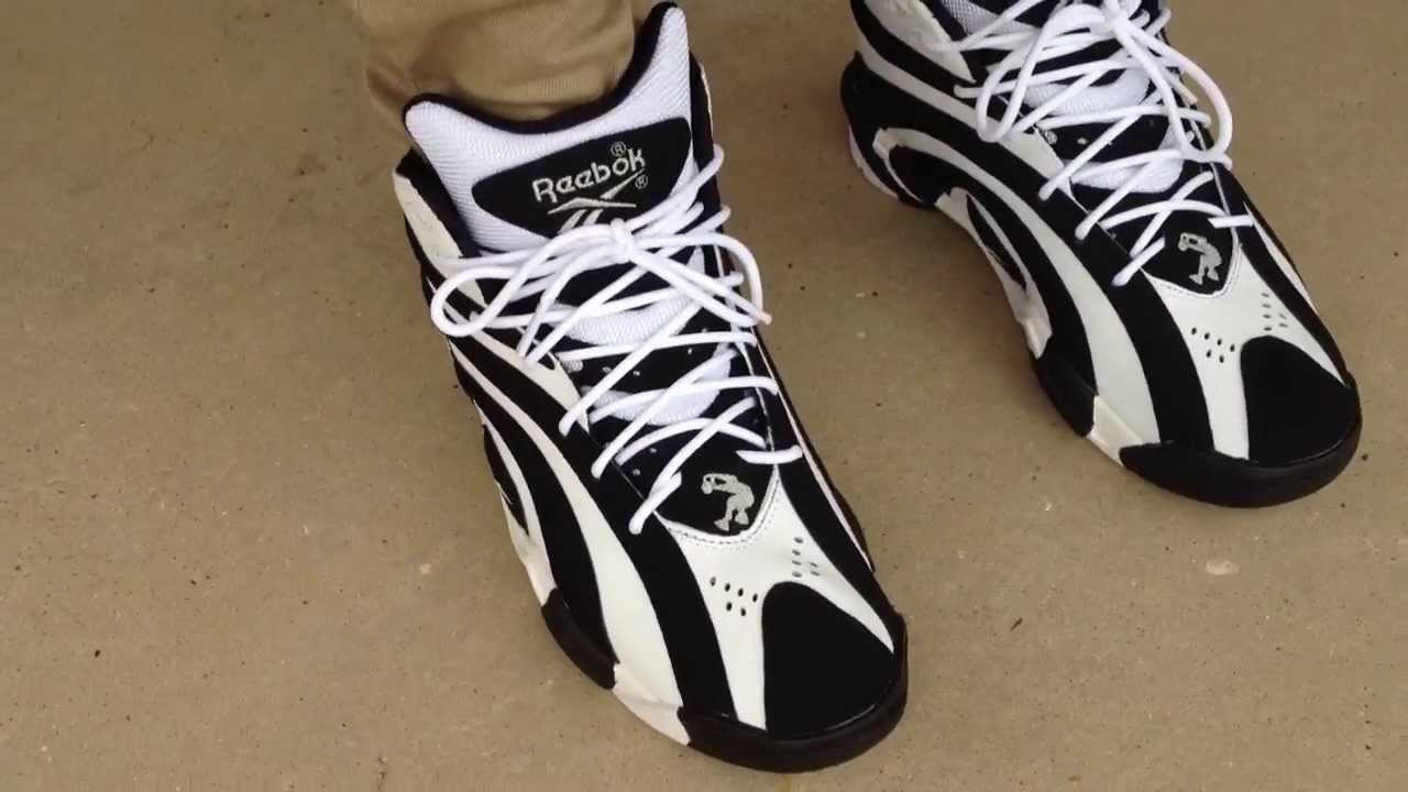 reebok shaqnosis on feet