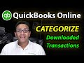 QuickBooks Online Tutorial: Categorizing dowloaded transactions (2022)