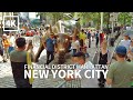 [4K] NEW YORK CITY - Wall Street, Financial District, Charging Bull, Broadway, Manhattan USA, Travel