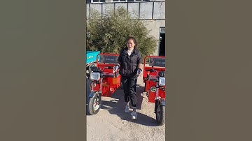 Electric tricycle trucks 🚒 One machine for multiple uses saves time effort manpower #trolleyloading