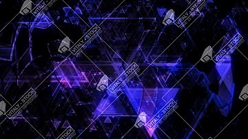 Luminous animated pulsating background based on color geometric shapes of different sizes. Looped