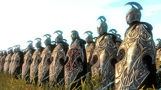 High Elves of Middle Earth Vs Easterlings | 11,000 Unit Lord of the Rings Cinematic Battle