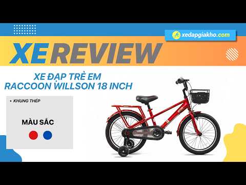 Video Xe Đạp TRẻ Em Raccoon Willson 18 Inch