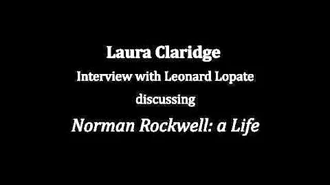 Author Laura Claridge on the Leonard Lopate Show