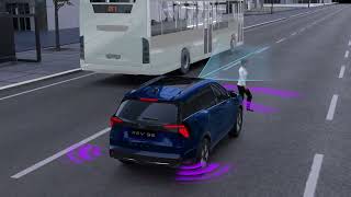 XEV 9S | ADAS | Collision Mitigation System - Detection Scenarios Pedestrian