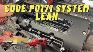 CHEVY TRAX CODE P0171 FIX!   BAD PCV?! Chevrolet Trax Code 173