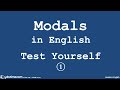 YDS/YÖKDİL/YDT için Dil Bilgisi (Gramer) Çalışmaları -06- Modals in English - Test Yourself 01