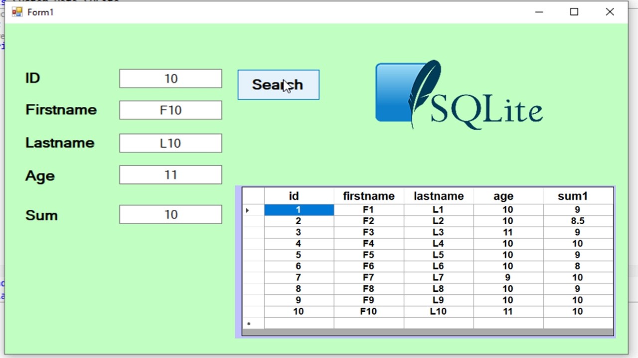 SQLite Database in VB.NET: Retrieve Data Step by Step - YouTube