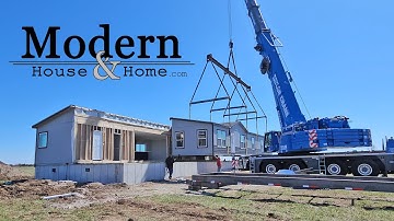 Setting a Modular Home Time Lapse Video