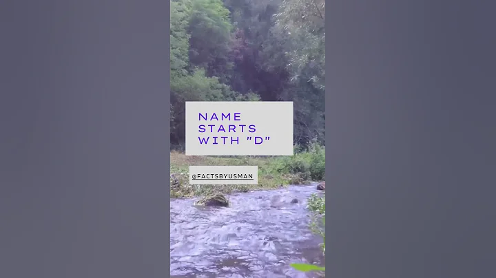 Facts about the People whose name starts with Letter 'D'#Shorts