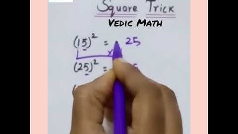 Easy Square Trick for two digit numbers ending with 5 |Vedic Math | Alphics Phonics