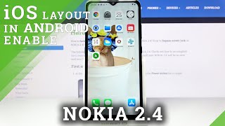 How to Get iOS Launcher on NOKIA 2.4 – Apple Layout screenshot 3
