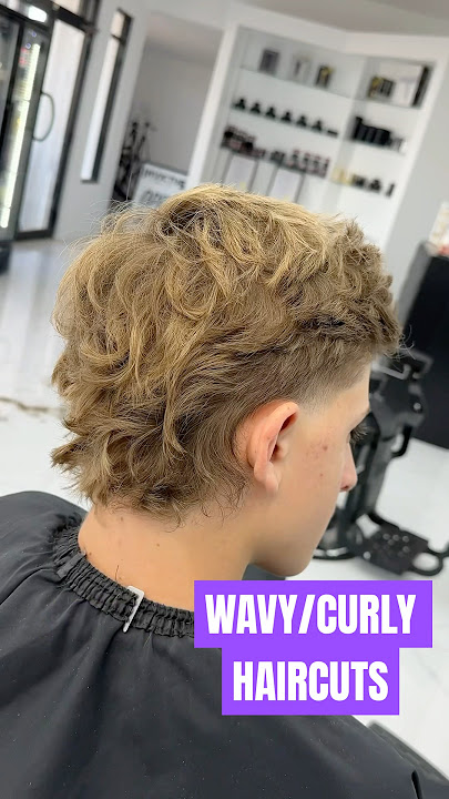 Textured Modern Mullet #wavyhair #curlyhair #textured #mullet #barbergirl #girlbarber #femalebarber