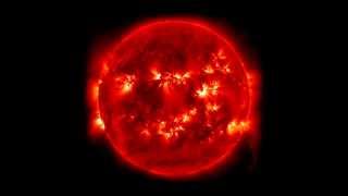 NASA ; Five-Day Solar Show - temperature of the sun 8,000 degrees Fahrenheit.(5/29/2015)
