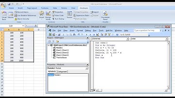 VBA Excel Dasar 7 - Memahami logika perulangan