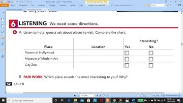 6 Listening  We need some directions