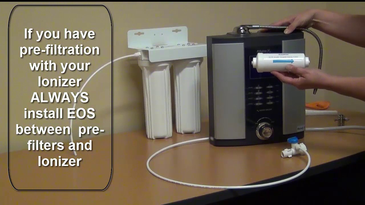 How to Install an EOS Scale Guard Inline Filter with your Water Ionizer