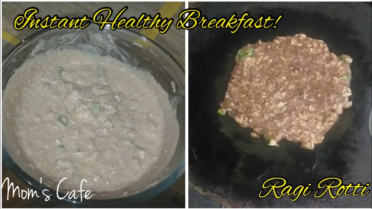 Instant Breakfast - Energetic Healthy Finger Millet Rotti! Ragi Rotti ...