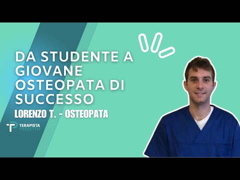 Intervista a Lorenzo Toniolo, Osteopata