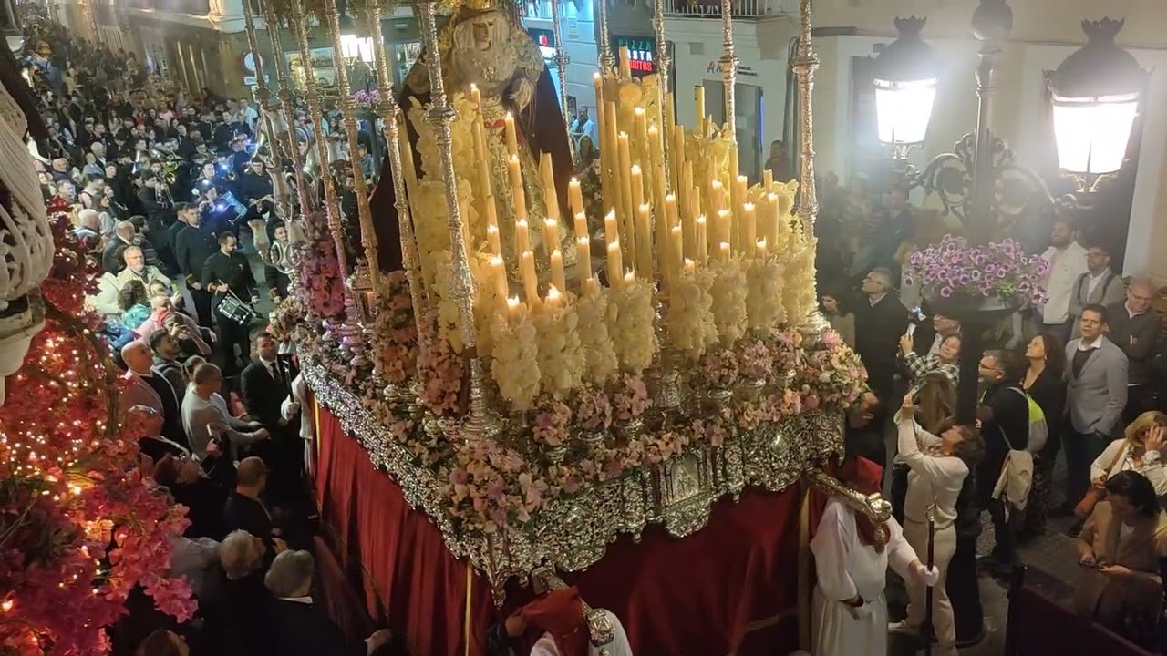SEMANA SANTA CÁDIZ 2025: DOMINGO DE RAMOS: MARÍA SANTÍSIMA DEL AMPARO (2° PASE)