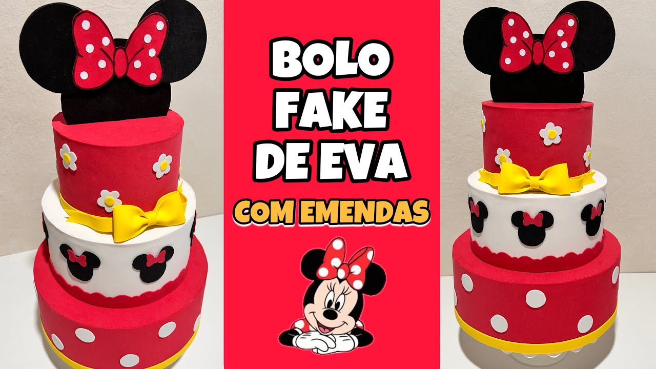 DIY: BOLO FAKE FEITO COM EVA E ISOPOR - MUITO ECONÔMICO E LINDO 😻