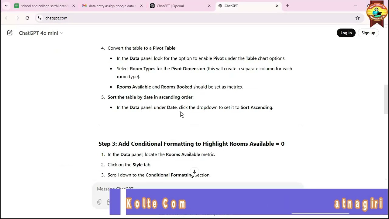 Data Entry Management (Ass 13 final Google data studio 3 data source)