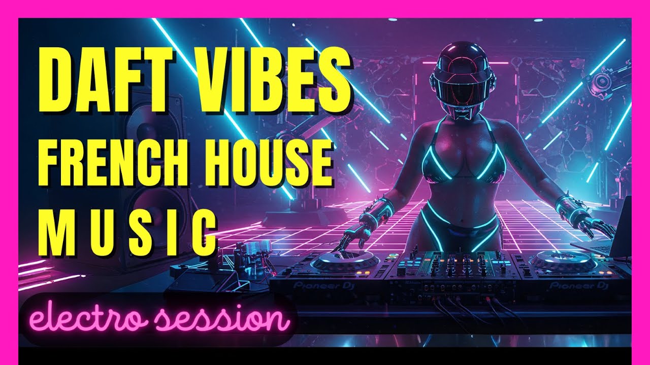 Cyberpunk French House | Futuristic DJ Set in Neon Paradise 🚀🎧