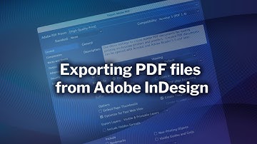 Exporting PDF Files from InDesign