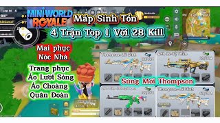 🏆 Mini World Royale | Áo Lướt Sóng & Áo Choàng Quân Đoàn 🌊🛡️ 4 TOP 1 Liên Tiếp | 28 Kill Quá Đỉnh! 🔥 screenshot 5