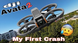 Dji Avata 2 - My First Crash (With this Drone) 