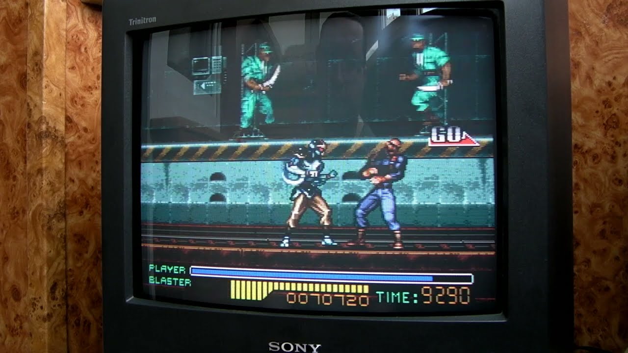 Sony Trinitron KV-14M1K Test gameplay 1 (Scart RGB) - YouTube