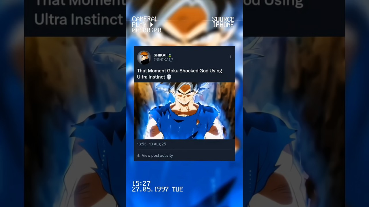 Goku Shocked God Using Ultra Instinct 💀 