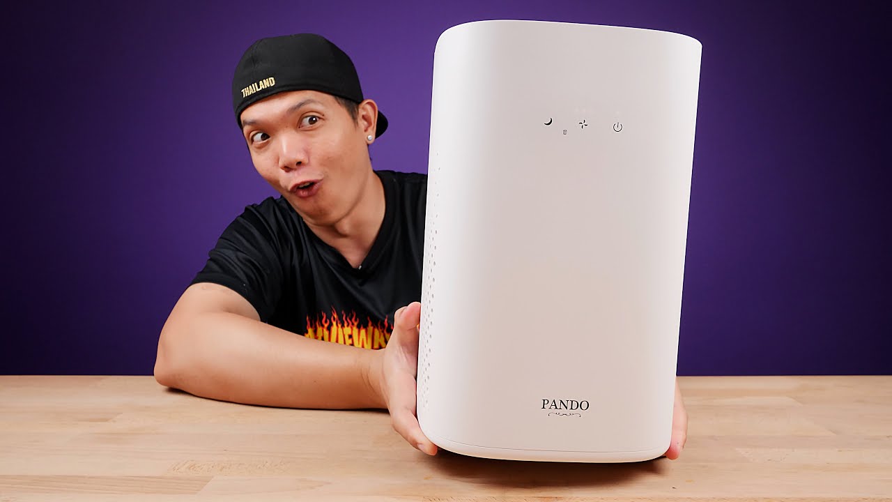 รีวิวเครื่องฟอกอากาศอัจฉริยะ!!! Pando Air D Cube - YouTube