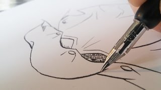 ✒DESSINER à la PLUME ou ENCRAGE
