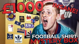 UNBOXING A £1000 RETRO FOOTBALL SHIRTS MYSTERY BOX! *CRAZY* Part 1/2