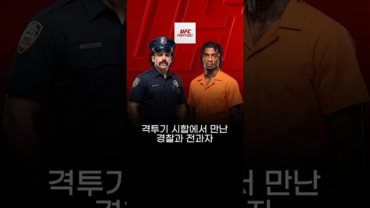 UFC에서 열린 현역 경찰관의 시합
