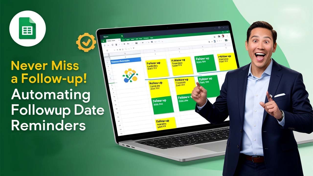 Never Miss Follow-Ups Again! Automate Dates in Google Sheets