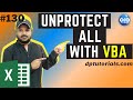 How to PROTECT and UNPROTECT a Sheet using VBA in Excel || Excel Tutorials