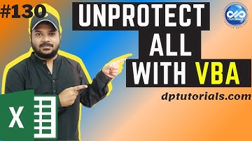 How to PROTECT and UNPROTECT a Sheet using VBA in Excel || Excel Tutorials