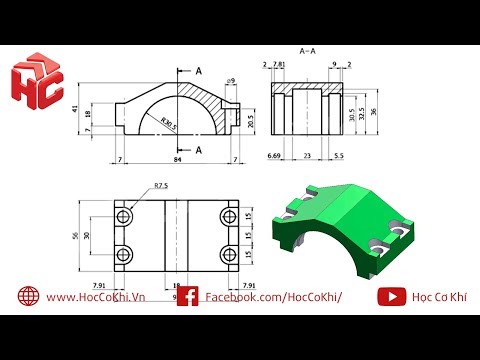 Video [hoccokhi] Đồ án công nghệ chế tạo máy | Hướng dẫn vẽ... - youtube